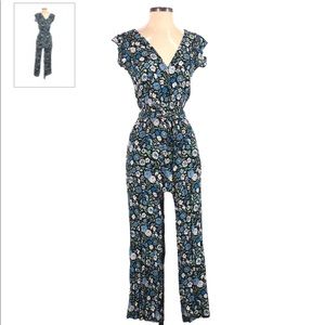 Loft Floral Jumpsuit
